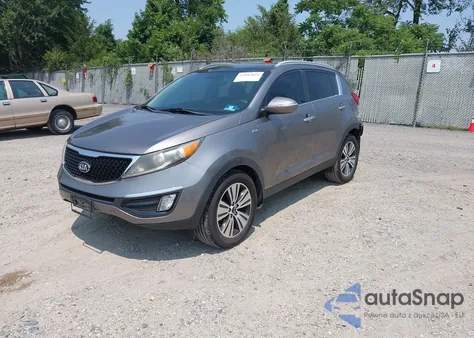 2014 Kia Sportage Ex из США, поврежденный, VIN KNDPCCAC5E7640154